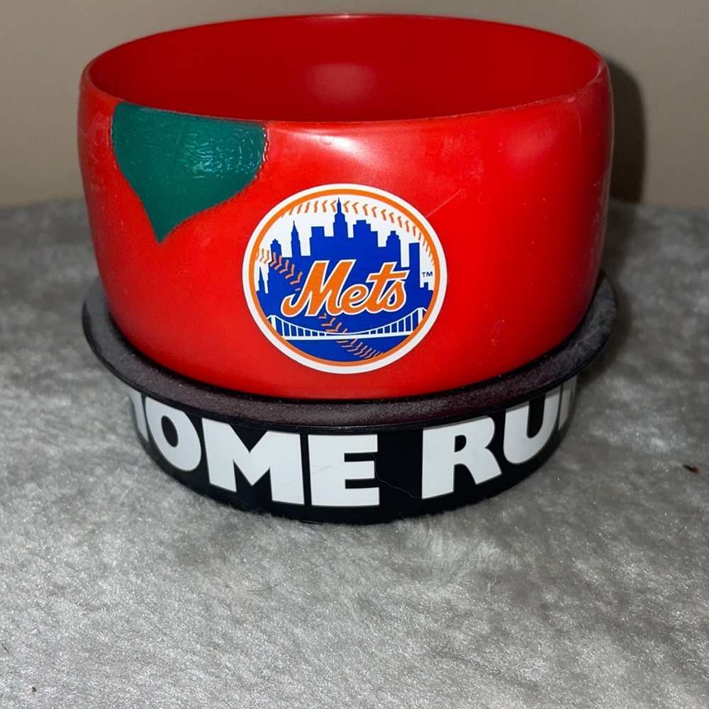 New York METS MLB Home-run Apple bowl
